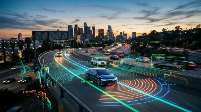 How Self-Driving Cars See: LiDAR, Radar & Cameras Explained (2026)