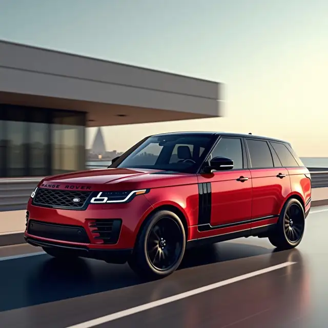 Red Range Rover