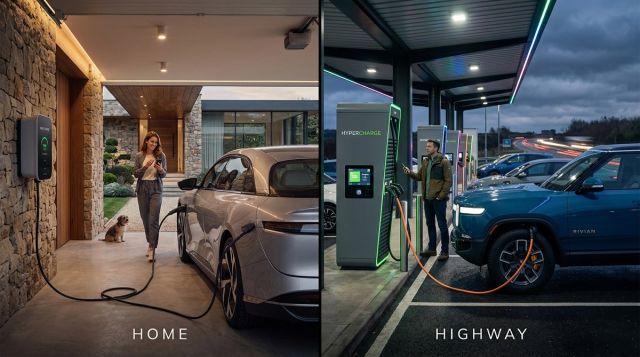 EV Charging at Home vs Public 2026: Cost, Time & Best Choice