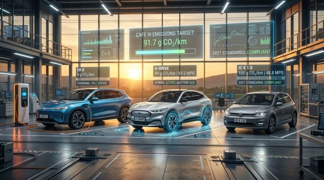 CAFE-III 2027 Explained: Impact on EVs, Hybrids & Petrol Cars