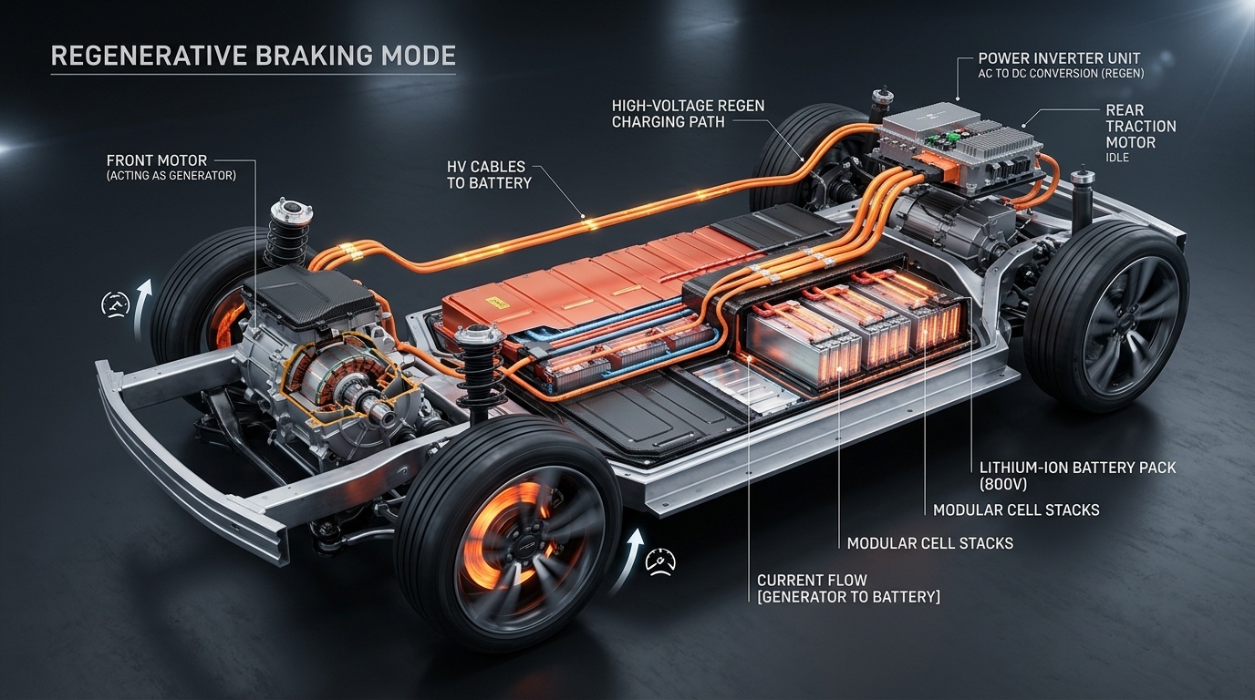 In-depth visual guide and comparison for Regenerative Braking Explained: How EVs Turn Braking Into Battery Charge — And When It Actually Saves Energy