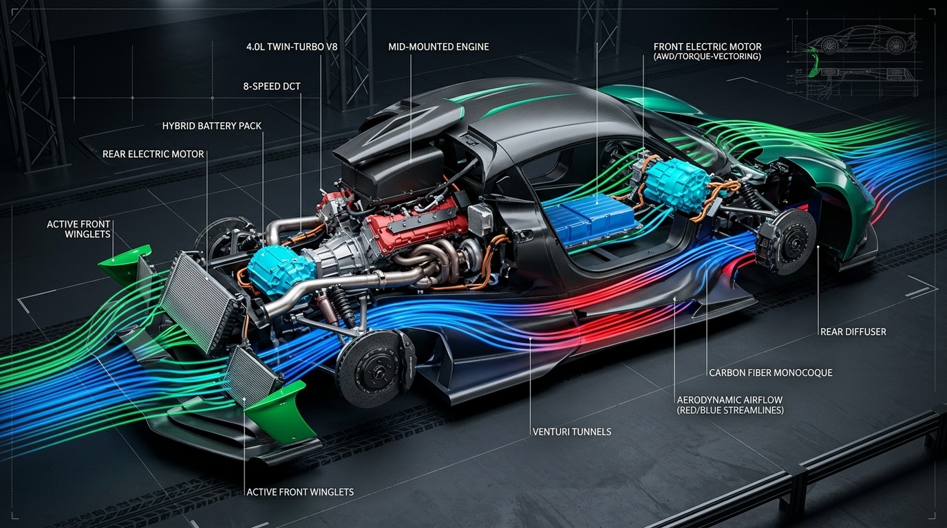 In-depth visual guide and comparison for Aston Martin Valhalla 2026: F1-Inspired Hybrid Supercar, V8 Power & Active Aerodynamics